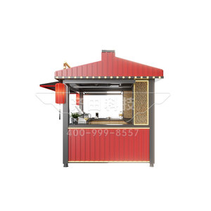 Camion de cuisine mobile 4,8 m avec structure en acier inoxydable, bacs carrés, table vapeur, 220 V, utilisation extérieure, montage facile, nettoyage facile - Product Image 3