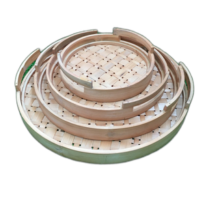 Plateau de service en bambou, fait à la main, motif Simple pour cuisine/Restaurant, avec deux poignées, nouveau Design, 2022 - Product Image 3