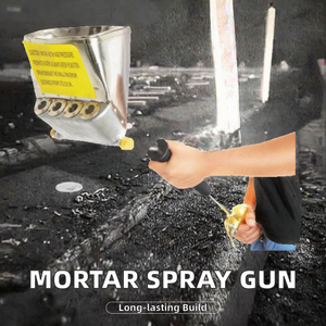 Pistola de tolva de aire neumática portátil para máquinas de pulverización de mano de cemento de mortero de estuco - Product Image 3