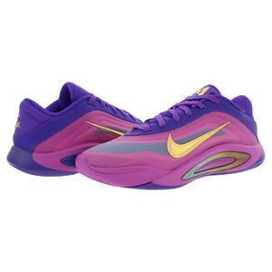 Chaussures de basket unisexes Nike A'One Fierce Purple Metallic Gold - Product Image 2
