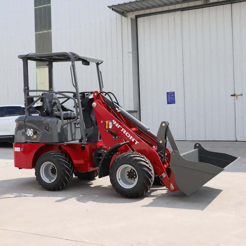 High Quality Electric Mini Loader CE EPA 500 kg 1 ton 4x4 Small Wheel Loader Electric Loader