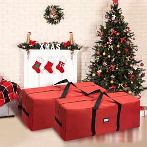 Hot Sale Heavy Duty 600D Oxford Fabric Xmas Christmas Tree <b>Bag</b> with Durable Reinforced Handles & Dual Zipper - Product Image 6