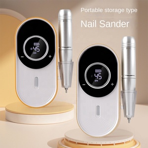 Nouvelle <span class=keywords><strong>perceuse</strong></span> à ongles professionnelle portable et décapante, faible bruit, non brûlante, batterie rechargeable, charge USB, 45 tr/min - Product Image 1