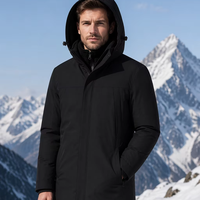 Veste d'hiver unisexe à capuche 3 en 1, imperméable, coupe-vent, pour la pêche, la chasse, le kayak, la navigation de plaisance, la randonnée en lac, par temps froid