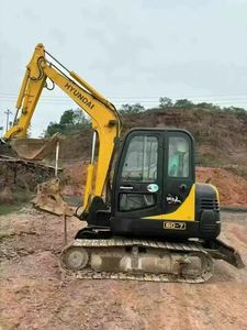 Excavatrice hydraulique d'occasion Hyundai Robex 60W-7 d'origine, 6 tonnes, petite excavatrice sur roues avec moteur et pompe 60W-8 60W-9 - Product Image 4