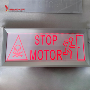 BRANDNEWSIGN produttore segnaletica <span class=keywords><strong>di</strong></span> uscita antincendio personalizzata fornitura <span class=keywords><strong>di</strong></span> fabbrica impermeabile piastra acrilica <span class=keywords><strong>di</strong></span> emergenza LED appeso cartello della piastra <span class=keywords><strong>di</strong></span> uscita - Product Image 5