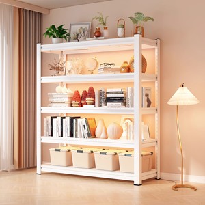 Estante de almacén de luz de supermercado de varios niveles, capas 4-5, protección contra la corrosión, estante de acero en ángulo de Metal, estantes apilables y estantes - Product Image 2