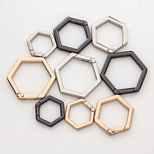 Mosquetón giratorio con anilla en O de resorte, ganchos de aleación de zinc para llaveros, clips para llaveros, bricolaje, bolsos, cordones, fabricación de joyas - Product Image 1