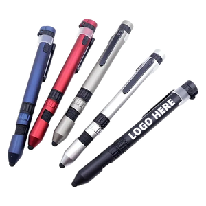 Custom Branded 7-in-1 Utility Tool <b>Pen</b> With Stylus Phone Stand Compass Novelty Ballpoint <b>Pen</b> for Business Promotional Gift Bulk - Product Image 2