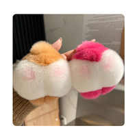 Usine en gros Rex lapin en peluche cartable suspendu mignon Rex lapin cheveux cadeau en peluche Corgi voiture pendentif en peluche Corgi porte-clés
