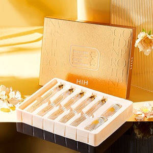 Gouden Proteïne Peptide Essence Kit d Collageen Line 24k Gouden Essence Vloeibare Hydraterende Verzorgende Anti-verouderingsrimpel Serum - Product Image 3
