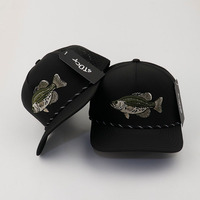 Topi Baseball Berkualitas Tinggi Cepat Kering 5 Panel Bordir 3D Dapat Disesuaikan Bernapas Cocok untuk Memancing di Luar Ruangan