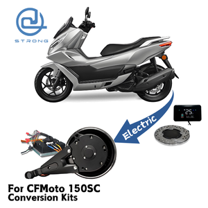 Kit de conversion de <span class=keywords><strong>scooter</strong></span> électrique 150SC EV pour CFMoto 150SC, kit de conversion de <span class=keywords><strong>scooter</strong></span> électrique avec moteur électrique 72V 3kw 4kw 5kw - Product Image 1
