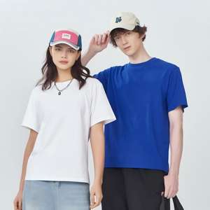 T-shirt vierge OEM pour homme, personnalisable avec logo, unisexe, couleur unie, col rond classique, 220 g/m² - Product Image 2