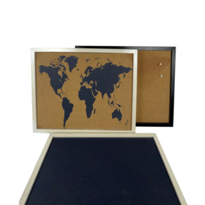Mật Độ Cao Tùy Chỉnh Bán Buôn Trang Trí Cork Board Trường Thông Báo Board Bản Đồ Thế Giới In Push Pins Cho Tường Trang Trí Nghệ Thuật - Product Image 3