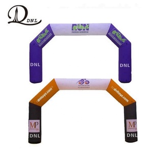 Personalizado Inflable Pies Cuadrados Inicio Línea de meta Banner Inflable Arco Iris Vacaciones Inflable - Product Image 6