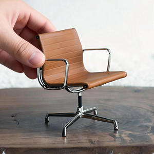 Collection artisanale Mini Musée 1954 pour chaise de <span class=keywords><strong>bureau</strong></span> <span class=keywords><strong>Eames</strong></span>, mobilier miniature 1/6 pour maison de poupée - Product Image 1