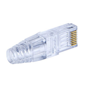 OEM, diferentes <span class=keywords><strong>colores</strong></span>, Placa dorada, conector UTP Cat6A Cat6 Cat5e <span class=keywords><strong>RJ45</strong></span>, tapón de 3 puntas, 100 piezas, frasco - Product Image 4