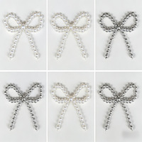 En stock, nœuds en fausses perles, perles décoratives en alliage multicolores faites à la main, accessoires pour chaussures de mariage, sacs, téléphones, pour femmes