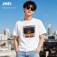 JNEI Western Streetwear Retro Grafische T-shirt Vochtregulerend Functioneel Sportshirt Heren Dames Ademend Shirt