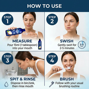 Bain de <span class=keywords><strong>bouche</strong></span> blanchissant à l'huile de coco pressée à froid, élimine <span class=keywords><strong>la</strong></span> mauvaise haleine et les odeurs, rinçage longue durée, enrichi en vitamine E de qualité alimentaire - Product Image 4