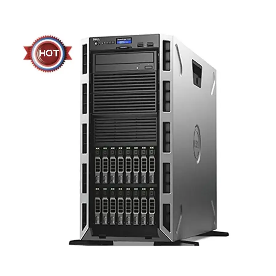 מכירה לוהטת Dell Emc Poweredge T440 INTEL Xeon זהב 5118 כסף 4208 רשת ענן Servidores מחשב מגדל שרת