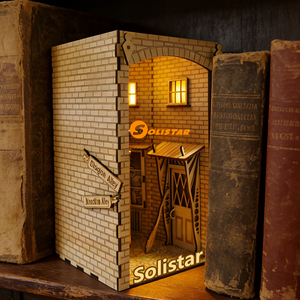 Librería de Libros en Miniatura de Madera Personalizada, Inserto para Estante, Rompecabezas 3D de Madera con Servicio de Corte Láser Personalizado - Product Image 5