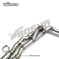 Tuyau intermédiaire de tuning avec tuyau en Z pour BMW M2C/M2 Competition S55 F87 3.0T 2018-2023 Système d'échappement Boska à longueur égale