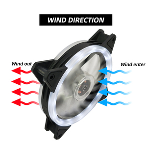 Ventola per Case PC COOLMOON OEM a Doppio Anello Fisso, Colore Fisso, Bassa Rumorosità, Molto Popolare, 120mm - Product Image 4