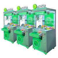 Mini machine à griffes de table intelligente avec contrôle intelligent, jeu d'arcade éducatif pour enfants, cadeau DIY, avec LED clignotantes et musique