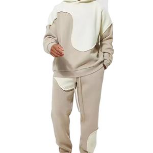 ชุดวอร์มผู้ชายแบบมีฮู้ด ดีไซน์ทันสมัย ทรงโอเวอร์ไซส์ สำหรับฤดูหนาว คุณภาพสูง ผลิตจากผ้าระบายอากาศ พร้อมปักโลโก้ - Product Image 1