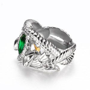 Echt 925 Sterling Zilveren Aragorn Ringen Van Barahir Lotr Wedding <span class=keywords><strong>Ring</strong></span> Voor Mannen Film Fan Sieraden - Product Image 2