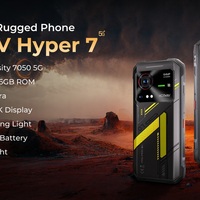 HOTWAV Hyper 7 20GB(8+12) 256GB 5G Robuste 6.6'' Écran FHD+ 2K 10800mAh 280LM Appareil Photo 64MP 280LM Android 14 33W Téléphone Mobile