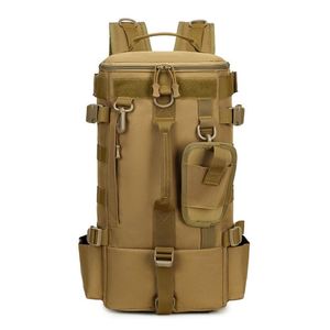 Waterproof Zipper Backpack Outdoor Fishing Gear <b>Rod</b> <b>Holder</b> Large Capacity Durable Polyester Sports Travel Bag - Product Image 3