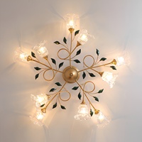 Luminaires LED de plafond au design moderne et minimaliste pour le salon et la chambre à coucher, lustre en fer forgé