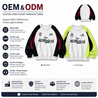 Sudadera para Niños 2026 con Contraste de Color, Estampado de Letras, Cuello Redondo, Estilo Casual Urbano, Moda Otoño-Primavera