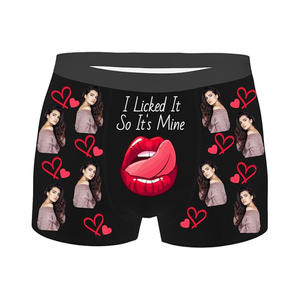 กางเกงในบ็อกเซอร์สำหรับผู้ชายชุดชั้นในสำหรับบ็อกเซอร์พิมพ์ลายรูปภาพแบบเฉพาะ - Product Image 3