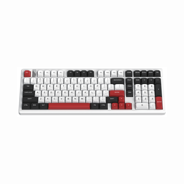 PJT-DKB2191 98-Key Mechanical Keyboard Gasket Structure OEM ODM Tri-mode RGB Lighting,Baisuangge, Lvyin Switch
