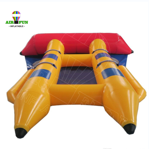 אוויר כיף PVC אטום ספורט מי ים משחקי ספורט מתנפחים גרור צינור מים מעופף סירה ניתנת לגרירה דג זבוב מתנפח למשחקי מים - Product Image 4