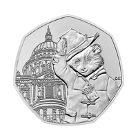 WD Ebay listo venta real menta réplica Paddington oso 50p valor monedas colección
