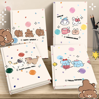 Carnets en gros à prix réduit pour écoliers, couverture rigide en papier, 60 feuilles, mignons et kawaii, format A5