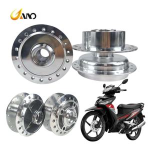 WANOU Scooter Supra X 125 Conjunto <span class=keywords><strong>de</strong></span> Buje <span class=keywords><strong>de</strong></span> Tambor Delantero y Trasero <span class=keywords><strong>de</strong></span> Aleación <span class=keywords><strong>de</strong></span> Aluminio para Motocicleta - Product Image 1