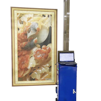 Imprimante jet d'encre numérique UV couleur haute qualité pour impression murale 3D verticale pour fresques murales