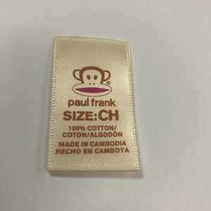 Etiqueta personalizada de buena calidad con contenido de impresión Offset, Material de reciclaje, etiqueta de diseño de moda para el cuidado de la ropa moderna, etiquetas de lavado - Product Image 6