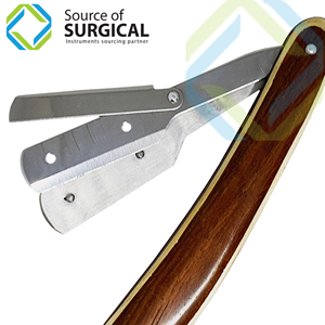 Navaja de Afeitar Desechable de Una Sola Hoja para Hombre, para Cara/Cuerpo, Uso en Barbería, Mango de Plástico Ligero, Características de Seguridad, Acero Inoxidable - Product Image 3