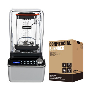 Frullatore Commerciale Silenzioso ad Alta Potenza con Contenitore da 2L Senza BPA e Controllo Timer, Bassa Rumorosità per Tritare Ghiaccio - Product Image 6