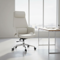 Chaise de PDG à dossier haut mobilier de bureau patron directeur bureau accoudoir pivotant chaise de bureau exécutive chaise de bureau ergonomique luxe