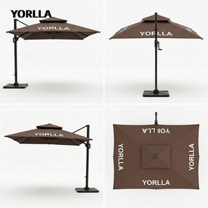 <span class=keywords><strong>Parasol</strong></span> <span class=keywords><strong>de</strong></span> jardin moderne coupe-vent <span class=keywords><strong>de</strong></span> grande taille avec base pour restaurant extérieur, hôtel, cour et salle <span class=keywords><strong>de</strong></span> sport - Vente en gros - Product Image 5