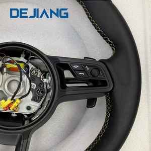 Volante Multifunción para <span class=keywords><strong>Porsche</strong></span> Panamera, Macan, Cayenne, Taycan, 718 Cayman GT4 RS, <span class=keywords><strong>Carrera</strong></span> 911 GT3 RS 992 - Product Image 3