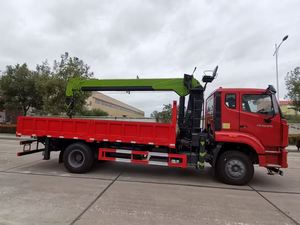 New H-O-W-O Truck With Crane 240 hp Durable 7tons 8tons 10tons Euro III LHD RHD Crane Machine <b>Cargo</b> Truck for Sale Good Quality - Product Image 6